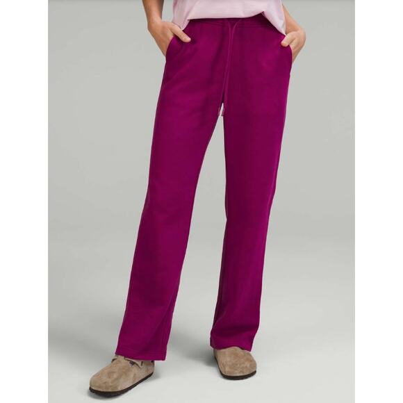 lululemon loungeful straight leg pant purple